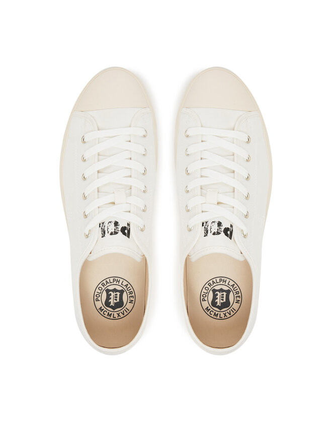 Polo Ralph Lauren Sneakers aus Stoff Polo Ralph Lauren Ayers Low Pp 809971290001 Weiß