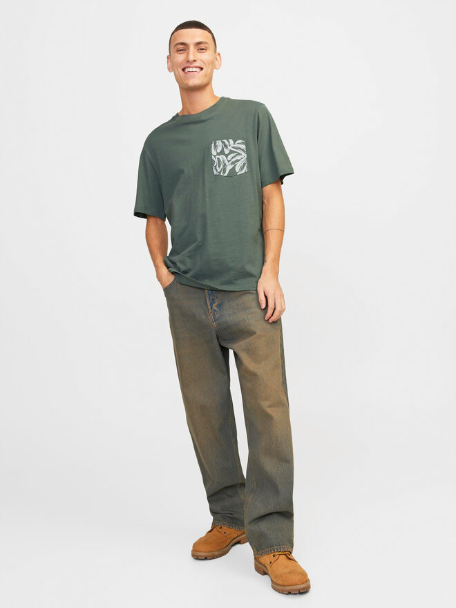 Jack&Jones Jack&Jones Marškinėliai Lafayette 12250435 Žalia Standard Fit