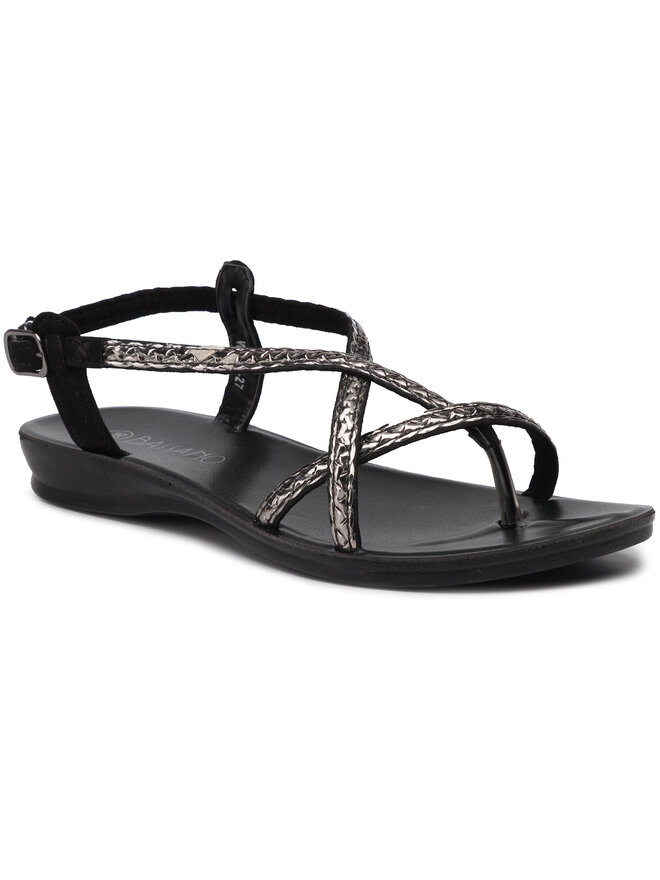 Bassano Sandalen Bassano WS990-27 Schwarz