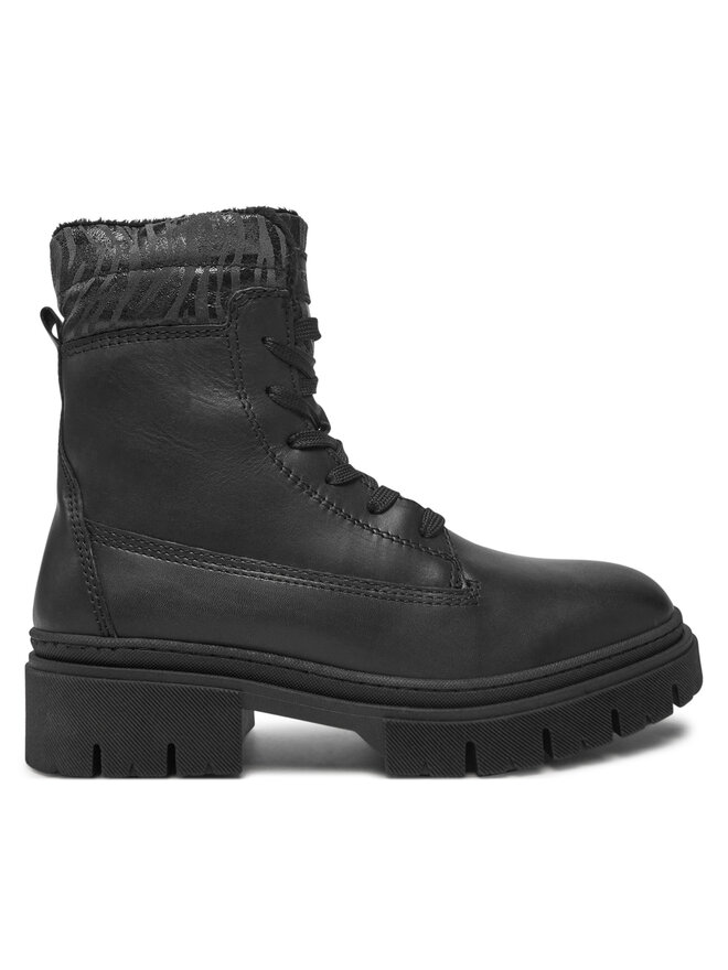 Tamaris Μποτάκια Tamaris 1-25218-43 Μαύρο