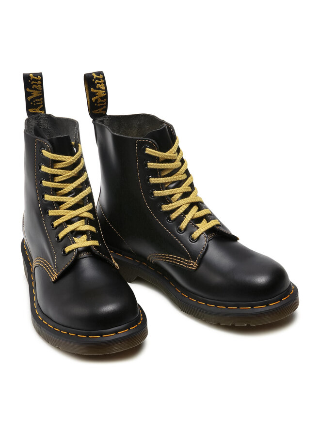 Botas de combate Dr. Martens 1460 Pascal Negro zapatos.es