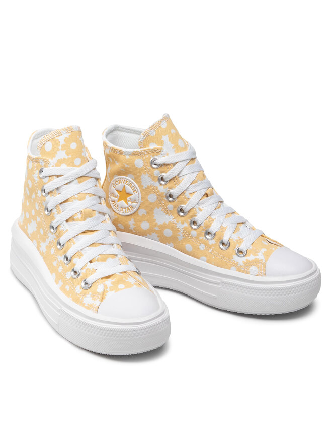 Converse Plátěnky Converse Chuck Taylor All Star Mowe Hi A01194C Žlutá