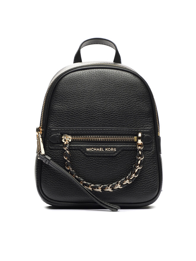 Mochila negra michael kors outlet