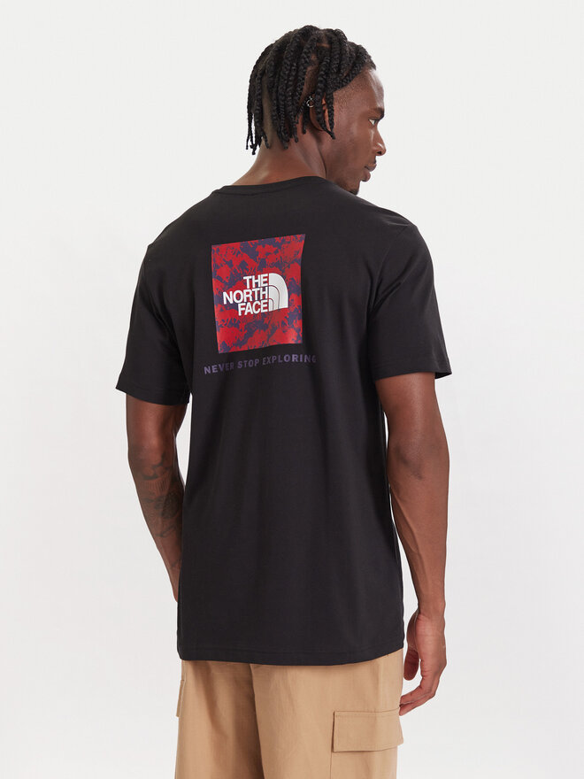The North Face The North Face Camiseta NSE Box Raku Horse Infill NF0A8EGU Negro Regular Fit