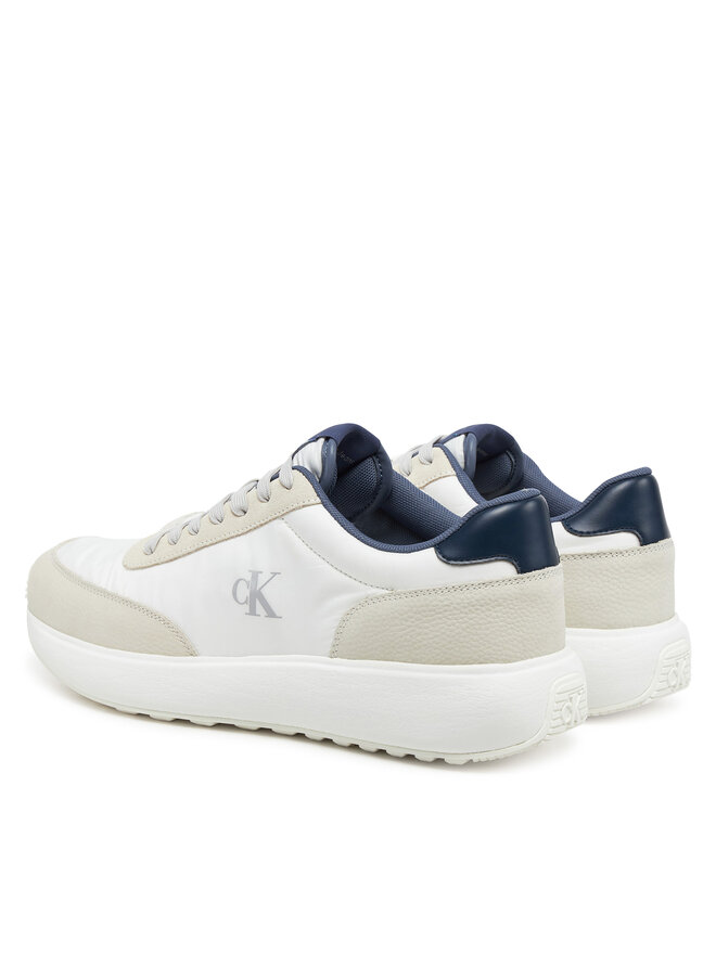 Calvin Klein Jeans Sneakers Calvin Klein Jeans Athleisure Runner Laceup Mix YM0YM01195 Alb