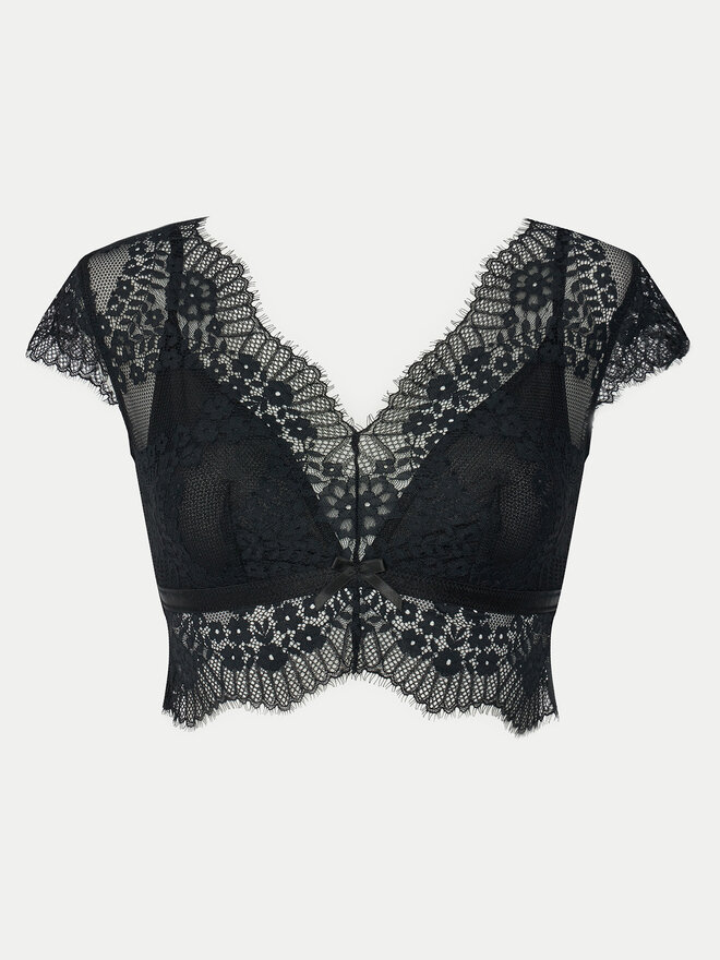 Hunkemöller Hunkemöller Bralette Daphne 300218 Negro