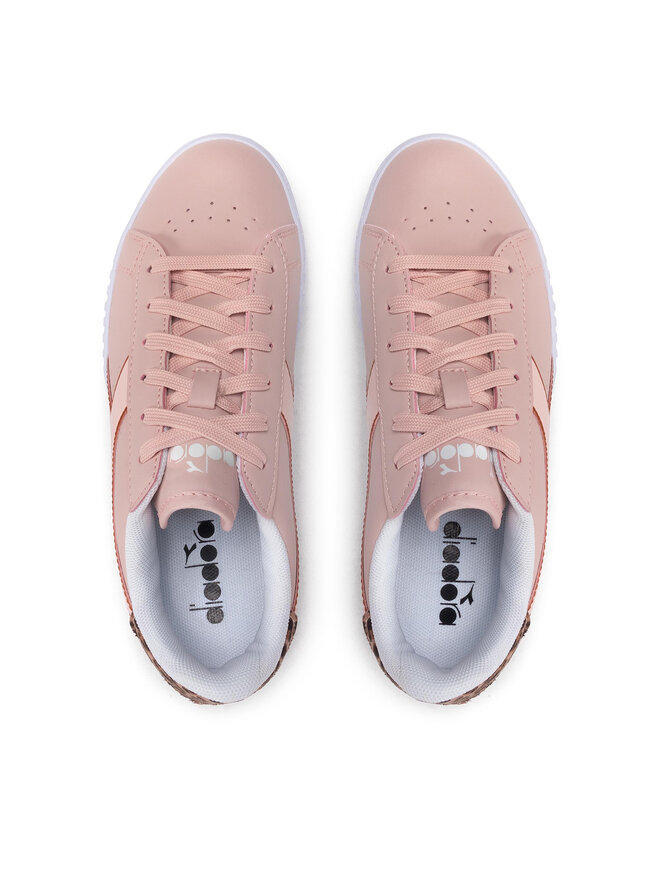 Sneakers Diadora Game Step P Leopard Gs 101.178649 01 50185 Rose chaussures