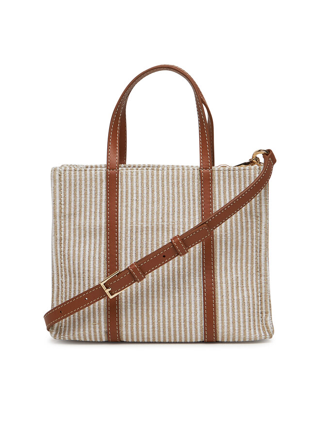 Tommy Hilfiger Torebka Tommy Hilfiger Th Premium Beach Le Mini Tote AW0AW17208 Beżowy