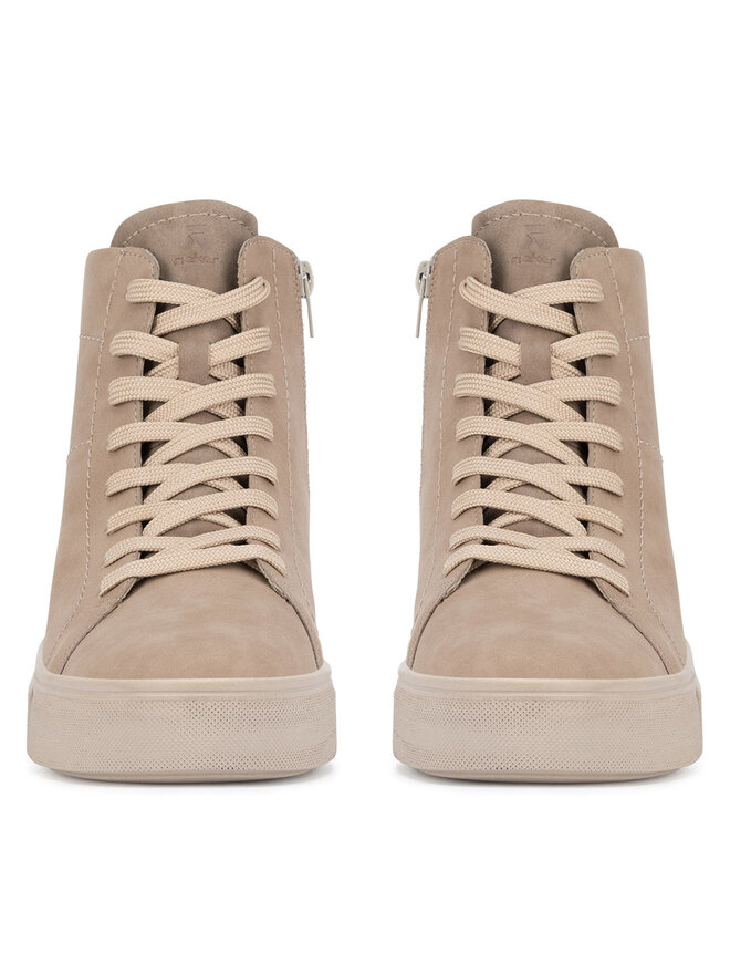 Rieker Revolution Lifestyle Botki Rieker Revolution Lifestyle W0561-20 Beżowy