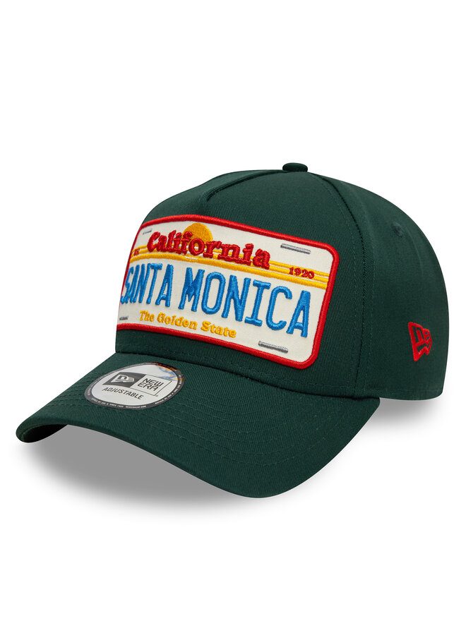 New Era Czapka z daszkiem New Era Miami License Plate 9FORTY A-Frame 60595463 Zielony