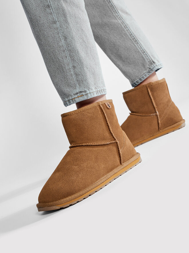 EMU Australia Sniega zābaki EMU Australia Wallaby Mini Teens T10103 Brūns