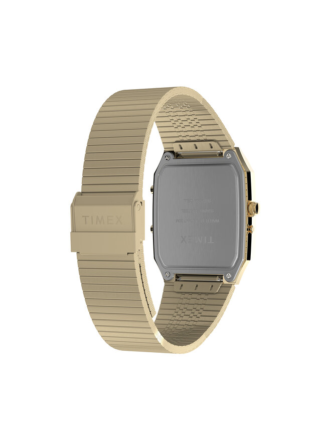 Timex Ročna ura Timex Q Timex® 1982 Chronograph TW2Y06000 Zlata