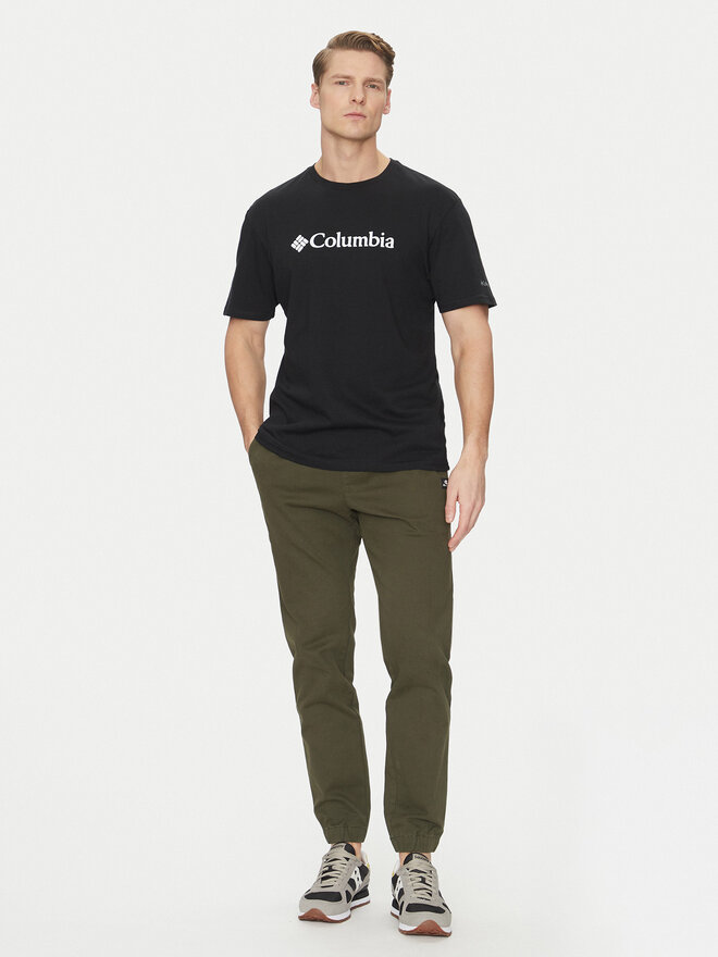 Columbia Columbia Marškinėliai CSC Basic Logo EM2180 Juoda Regular Fit