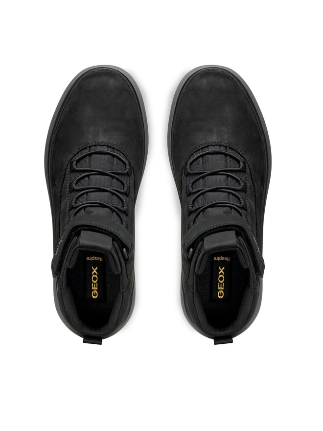 Geox Schnürschuhe Geox U Granito + Grip B A U56FZC 00045 C9999 Schwarz