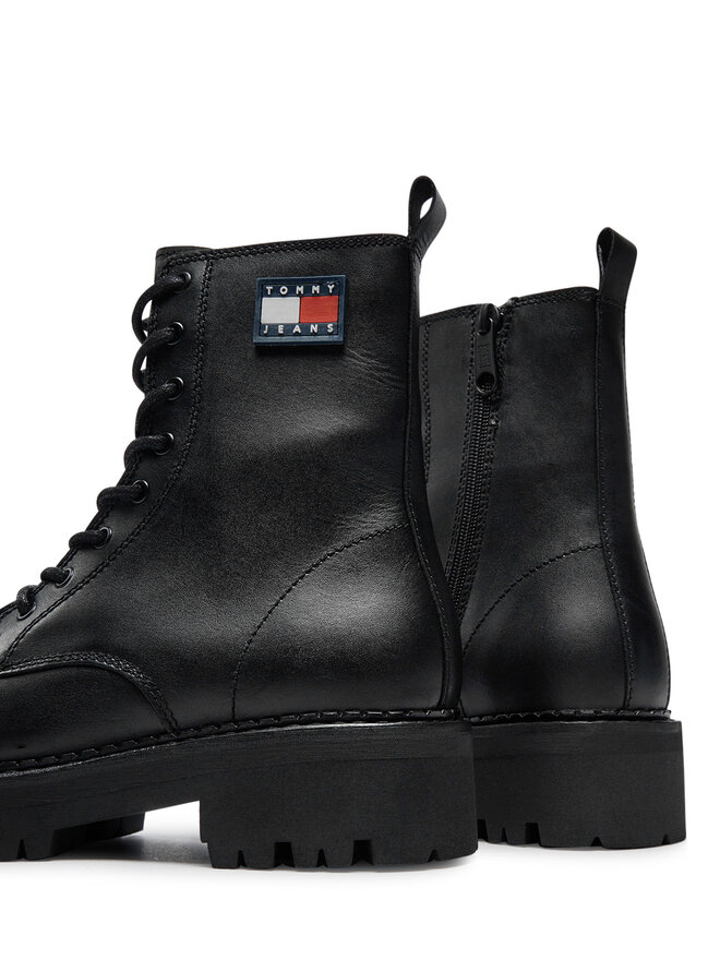 Tommy Jeans Schnürstiefeletten Tommy Jeans Urban EN0EN02628 Schwarz
