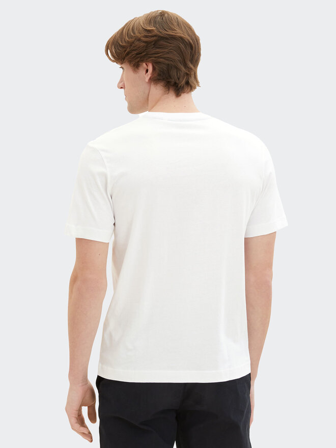 Tom Tailor Tom Tailor Marškinėliai 1037735 Balta Regular Fit