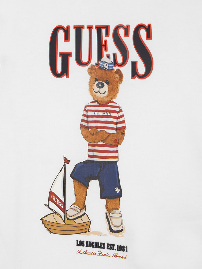Guess Guess Футболка N6GI04 K8HM4 Білий Regular Fit