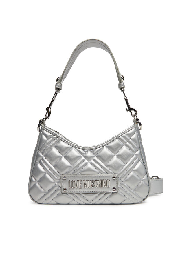 LOVE MOSCHINO Torebka LOVE MOSCHINO JC4152PP1MLA196B Srebrny