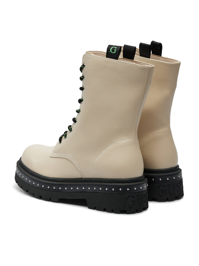 Guess Trapper stila apavi Guess Joya FL7JYA LEA10 Écru