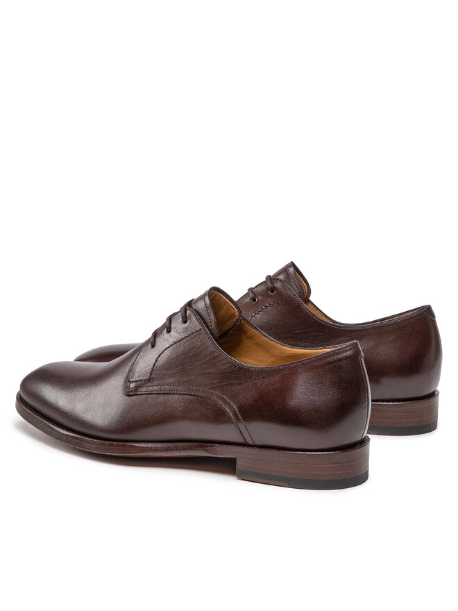 Lord Premium Półbuty Lord Premium Derby 5504 Brązowy
