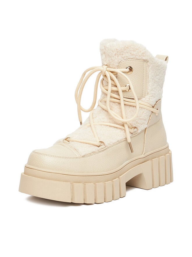 DeeZee Botines planos DeeZee HX22097-1 Beis