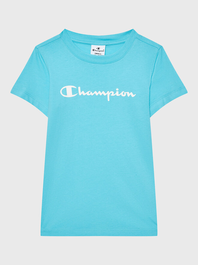 Champion Champion Marškinėliai 404541 Mėlyna Regular Fit