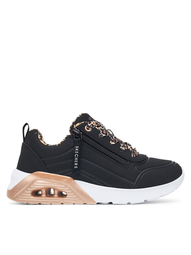 Skechers Sneakers Skechers UNO Lite 2.0 - Leopard Stride 310708L/BLK Schwarz