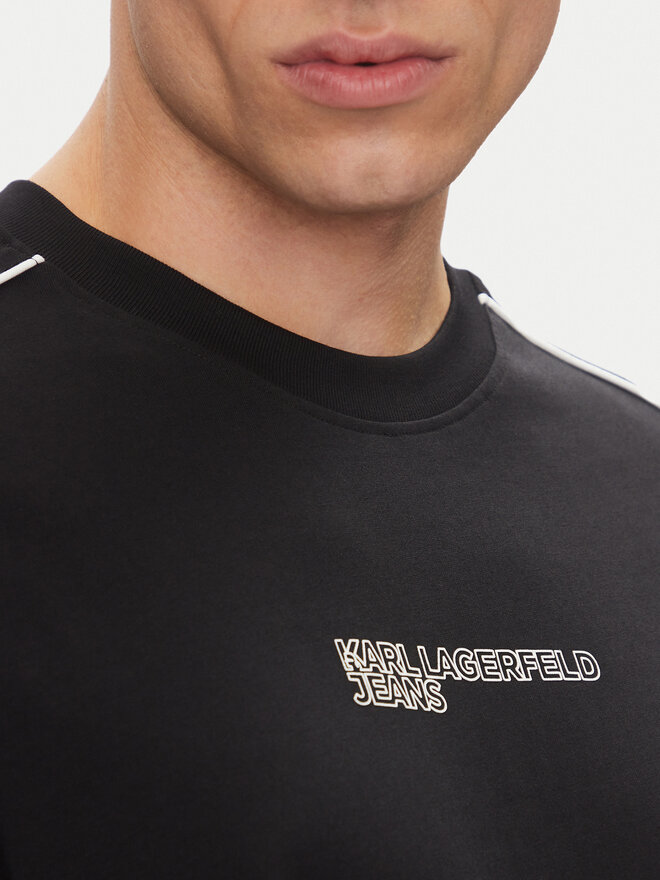 Karl Lagerfeld Jeans Karl Lagerfeld Jeans T-Shirt A2M17052 Schwarz Relaxed Fit