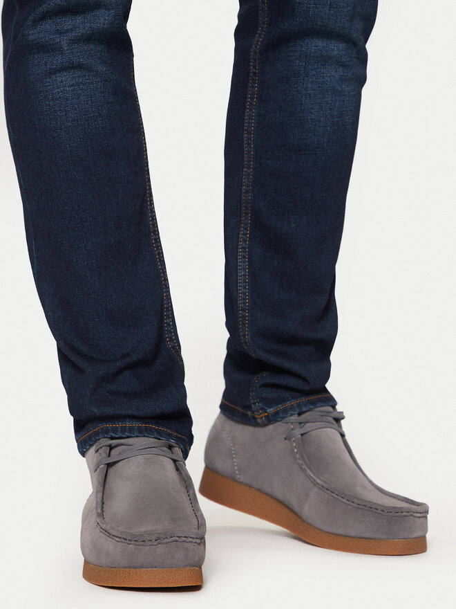 Черевики Clarks Wallabee Evo Bt 26174938 Сірий | evzuttya.com.ua