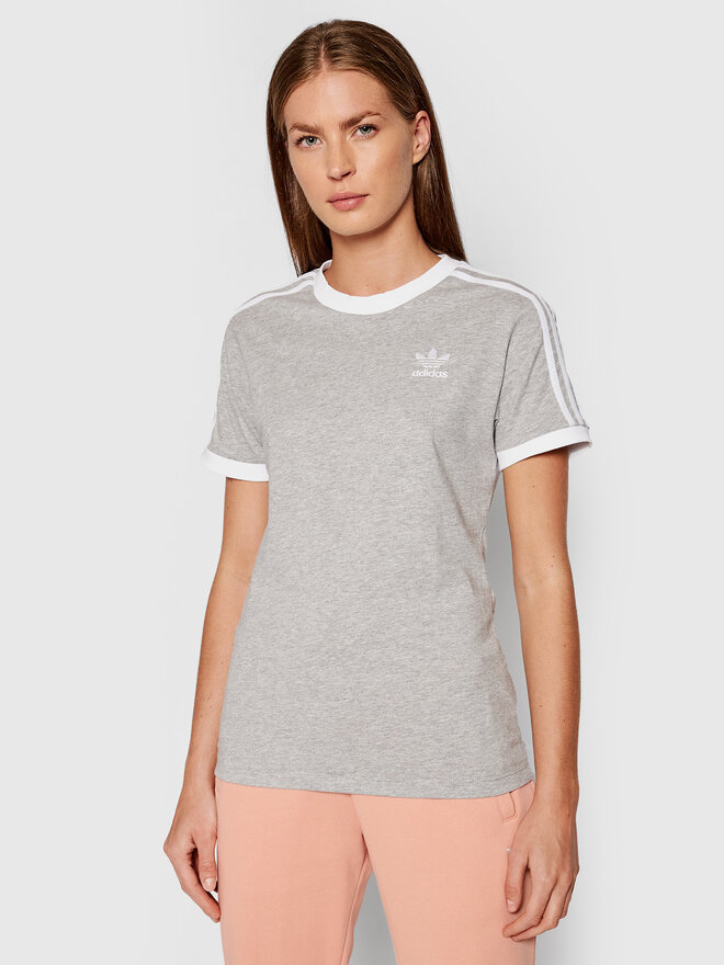 adidas adidas Marškinėliai adicolor Classics 3-Stripes H33576 Pilka Standard Fit