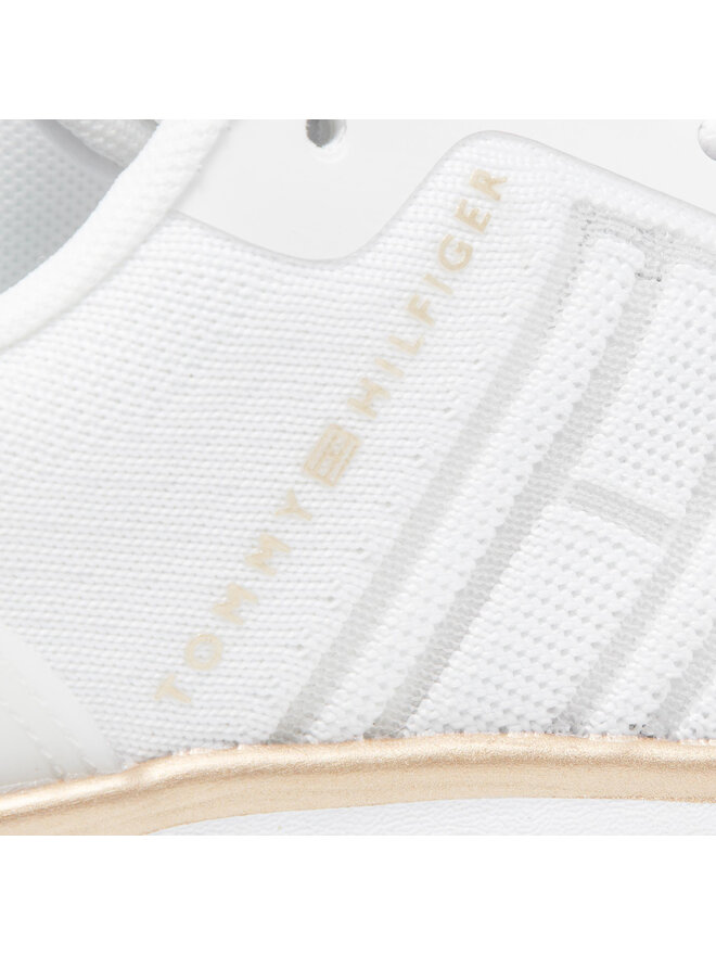 Tommy Hilfiger Αθλητικά Tommy Hilfiger Knited Light Sneaker FW0FW05791 Λευκό