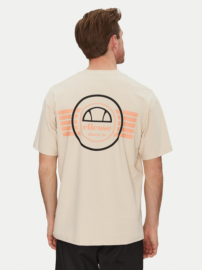 Ellesse Ellesse T-Shirt Duomo SHZ21889 Beige Relaxed Fit