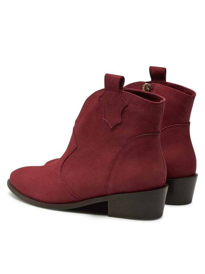 R.Polański Cowboystiefel R.Polański 1947 Dunkelrot