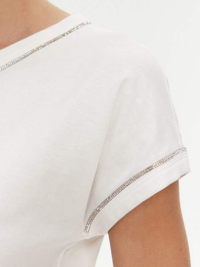 Luisa Spagnoli Luisa Spagnoli Camiseta Brescello 542123 Blanco Regular Fit