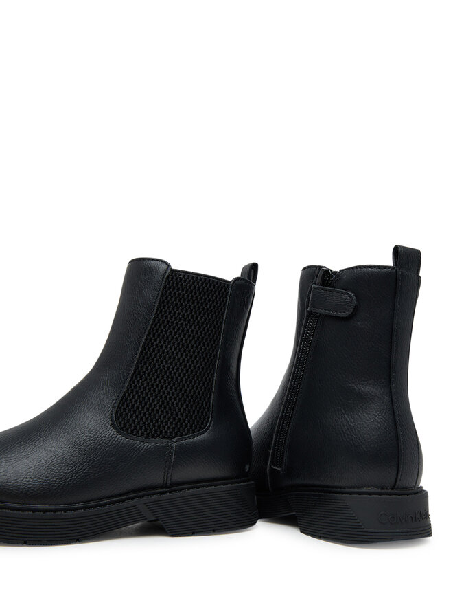 Calvin Klein Škornji Calvin Klein Chelsea Boot V3X5-83184-1355 S Črna