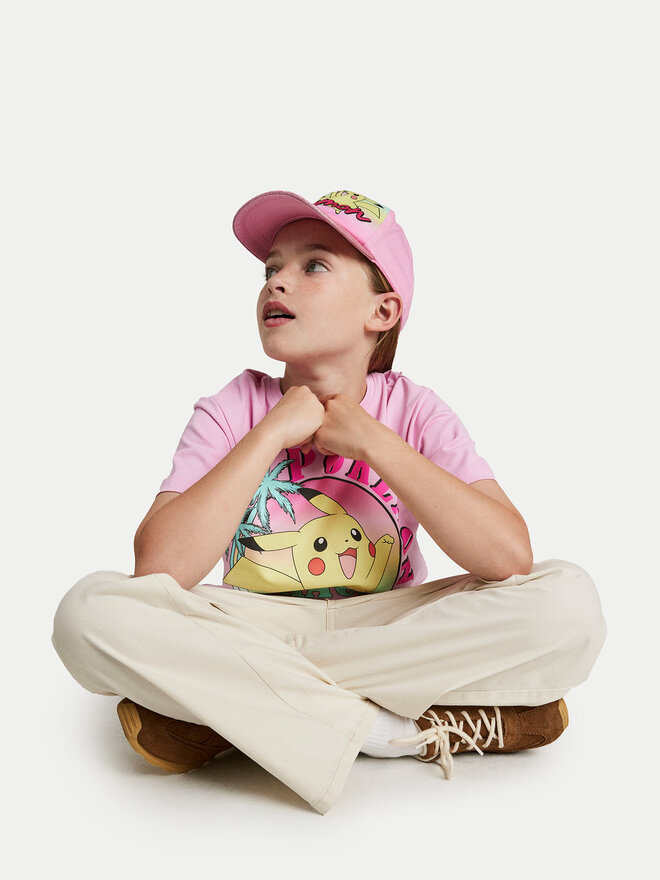 NAME IT NAME IT Póló Fami Pokemon 13240888 Rózsaszín Standard Fit
