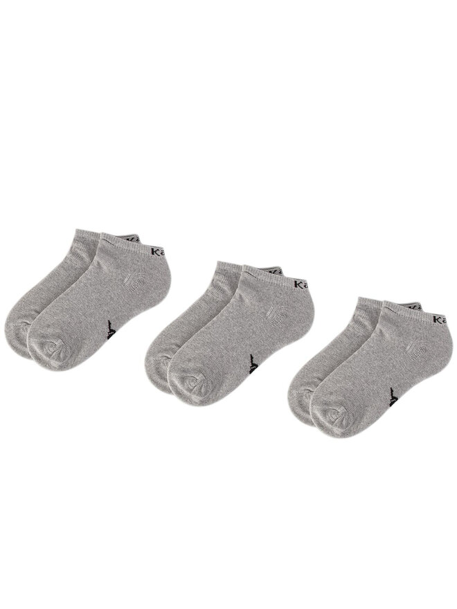 Kappa 3 pares de calcetines cortos unisex Kappa 704275 Gris