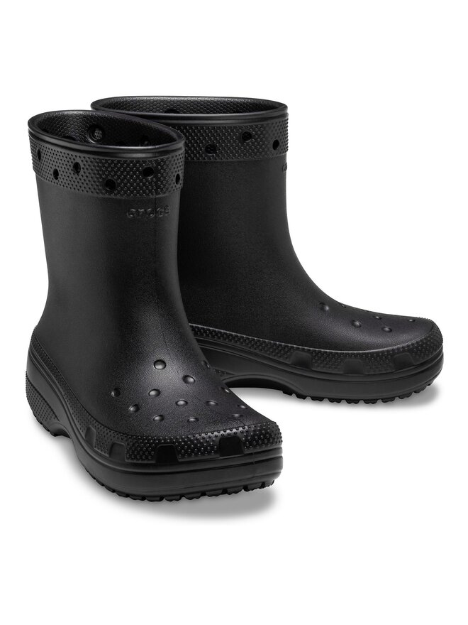 Crocs Гумові чоботи Crocs Classic Rain Boot 208363 Чорний