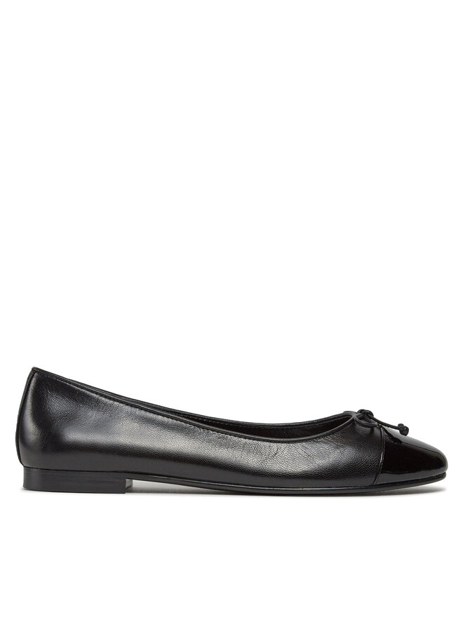 Tory Burch Baleriny Tory Burch Cap-Toe Ballet 154511 Czarny