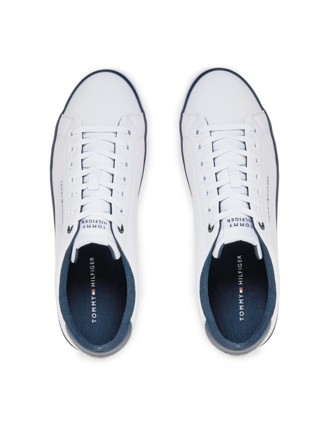 Tommy Hilfiger Sneakersy Tommy Hilfiger Th Hi Vulc Core Low Leather FM0FM05041 Biały