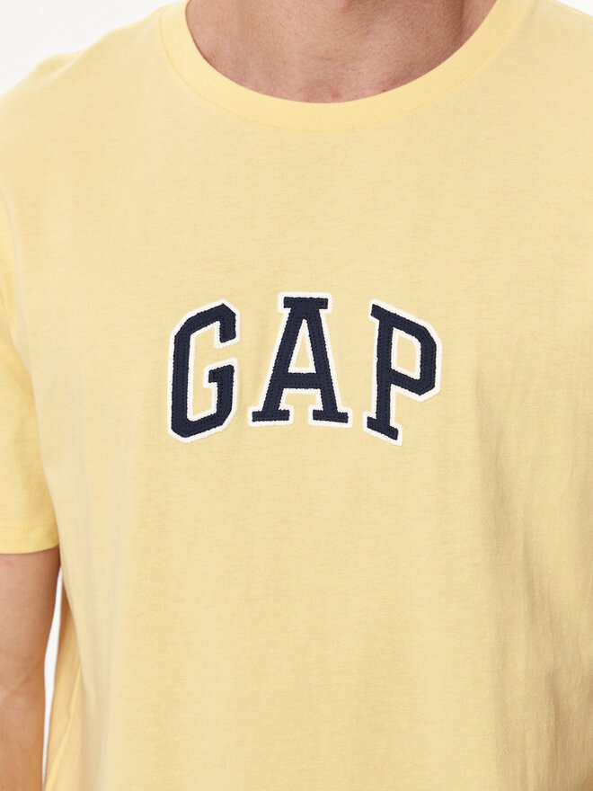 Gap Gap Camiseta 570044-10 Amarillo Regular Fit