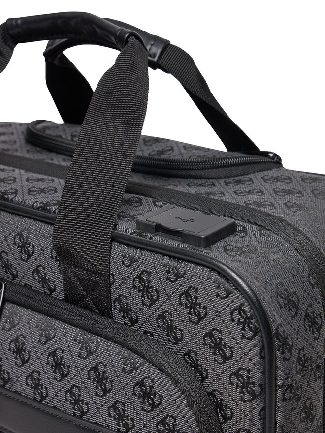 Guess Самолетен куфар за ръчен багаж Guess TMNAST P5143 Черен