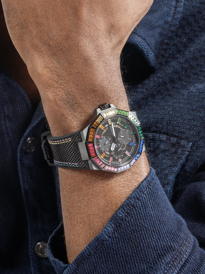 Guess Zegarek Guess GW0701G1 Czarny