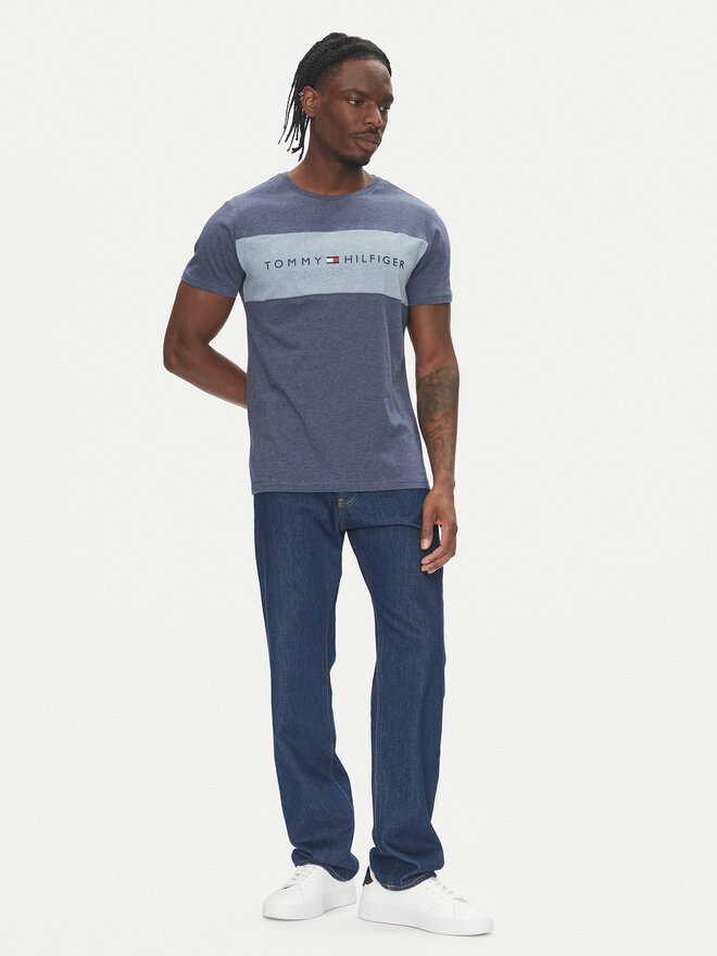 Tommy Hilfiger Tommy Hilfiger Marškinėliai UM0UM03418 Mėlyna Regular Fit