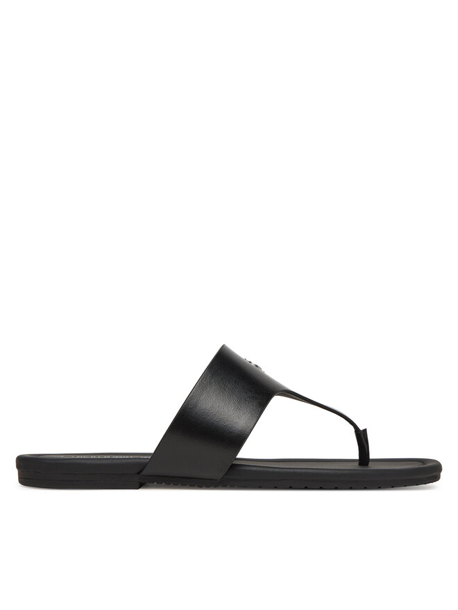 Calvin Klein Jeans Japanke Calvin Klein Jeans Flat Sandal Toepost Mg YW0YW01691 Crna