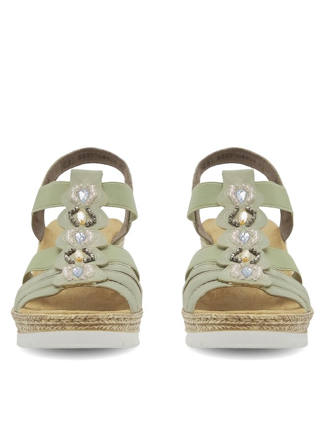 Rieker Sandalen Rieker 619B2-52 Grün