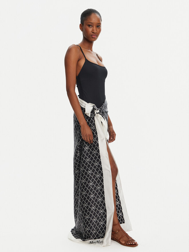 Max Mara Beachwear Φουλάρι Max Mara Beachwear Ottico 2516541019 Μαύρο