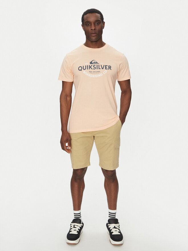 Quiksilver Quiksilver Marškinėliai EQYZT08064 Oranžinė Regular Fit