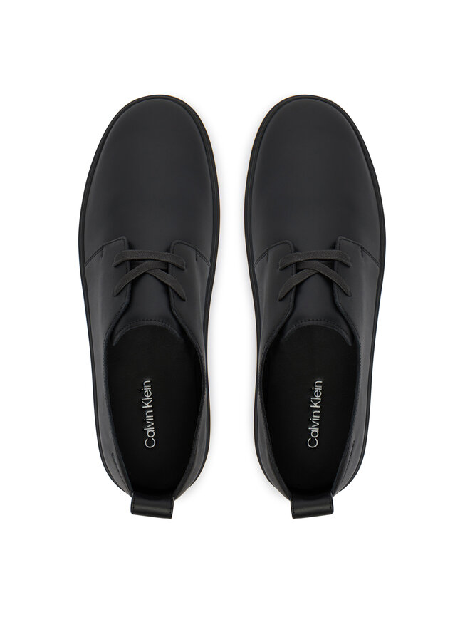 Calvin Klein Sneakers Calvin Klein Hybrid Clean Cup Derby Lth HM0HM02011 Schwarz