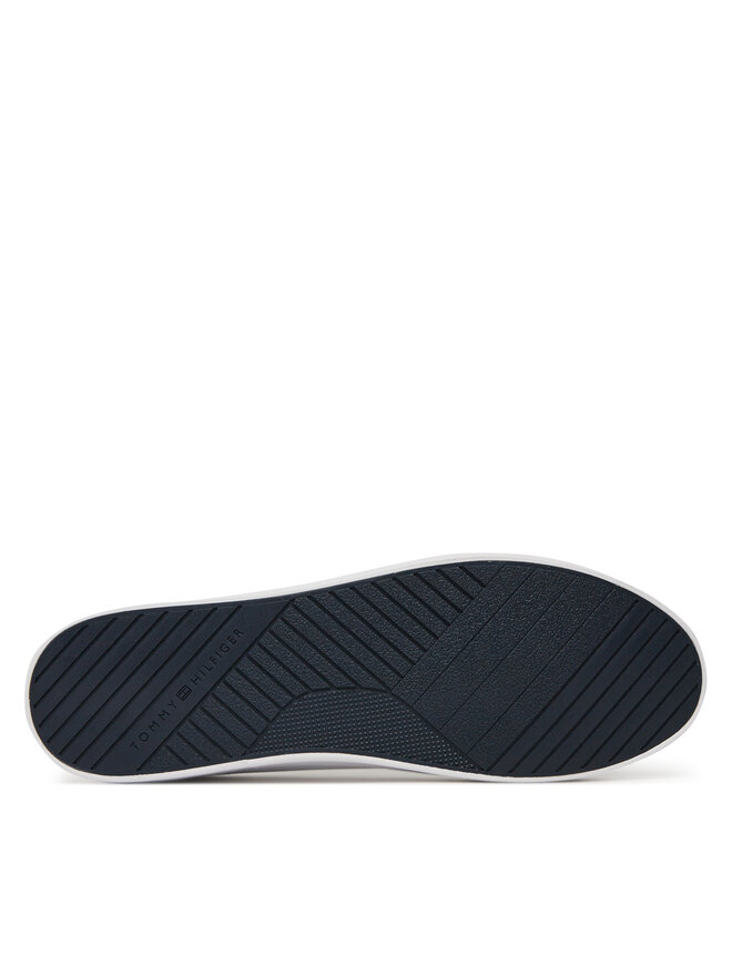 Tommy Hilfiger Кросівки Tommy Hilfiger Th Hi Vulc Core Low Lth Ii Ess FM0FM05511 Білий